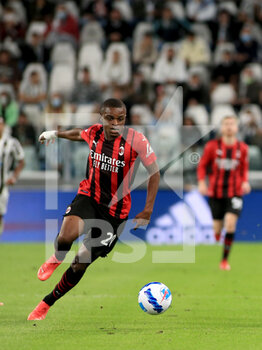 2021-09-19 - Pierre Kalulu (AC Milan) - JUVENTUS FC VS AC MILAN - ITALIAN SERIE A - SOCCER