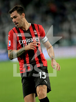 2021-09-19 - Alessio Romagnoli (AC Milan) - JUVENTUS FC VS AC MILAN - ITALIAN SERIE A - SOCCER