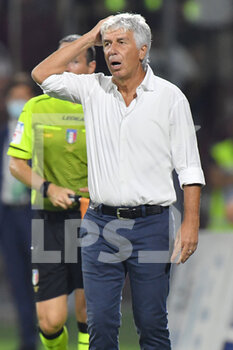 2021-09-18 - Atalanta's head coach Gian Piero Gasperini reacts  - US SALERNITANA VS ATALANTA BC - ITALIAN SERIE A - SOCCER