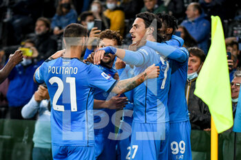 2021-09-20 - Lorenzo Insigne (Napoli) celebrates after scoring a goal - UDINESE CALCIO VS SSC NAPOLI - ITALIAN SERIE A - SOCCER