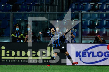 2021-09-21 - Davide Zappacosta (Atalanta Bergamasca Calcio) esulta dopo aver segnato un goal - ATALANTA BC VS US SASSUOLO - ITALIAN SERIE A - SOCCER