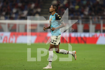 2021-09-22 - Tyronne Ebuehi of Venezia FC in action during the Serie A 2021/22 football match between AC Milan and Venezia FC at Giuseppe Meazza Stadium, Milan, Italy on September 22, 2021 - AC MILAN VS VENEZIA FC - ITALIAN SERIE A - SOCCER