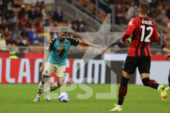 2021-09-22 - Antonio Vacca of Venezia FC in action during the Serie A 2021/22 football match between AC Milan and Venezia FC at Giuseppe Meazza Stadium, Milan, Italy on September 22, 2021 - AC MILAN VS VENEZIA FC - ITALIAN SERIE A - SOCCER