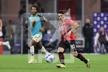 2021-09-22 - Brahim Diaz of AC Milan in action during the Serie A 2021/22 football match between AC Milan and Venezia FC at Giuseppe Meazza Stadium, Milan, Italy on September 22, 2021 - AC MILAN VS VENEZIA FC - ITALIAN SERIE A - SOCCER