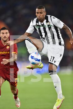2021-09-23 - ROME, ITALY -  September 23 :  Souza Silva Walace (11)  of  Udinese in action  during the  Serie A soccer  match between  AS Roma and  Udinese   at Stadio Olimpico on September 23,2021 in Rome Italy - AS ROMA VS UDINESE CALCIO - ITALIAN SERIE A - SOCCER