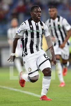 2021-09-23 - ROME, ITALY -  September 23 : Victor Makengo  of  Udinese in action  during the  Serie A soccer  match between  AS Roma and  Udinese   at Stadio Olimpico on September 23,2021 in Rome Italy - AS ROMA VS UDINESE CALCIO - ITALIAN SERIE A - SOCCER