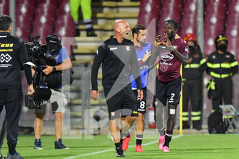 2021-09-22 - Salernitana's midfielder Mamadou Coulibaly celebrates after scoring the 2-2 goal  - US SALERNITANA VS HELLAS VERONA FC - ITALIAN SERIE A - SOCCER