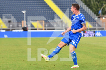 2021-09-26 - Andrea Pinamonti (Empoli) celebrates after scoring a goal - EMPOLI FC VS BOLOGNA FC - ITALIAN SERIE A - SOCCER