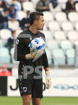 2021-09-26 - Emil Audero (UC Sampdoria) goalkeeper - JUVENTUS FC VS UC SAMPDORIA - ITALIAN SERIE A - SOCCER
