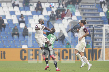 2021-09-26 - Davide Frattesi(Sassuolo) and Lassana Coulibaly (Salernitana) - US SASSUOLO VS US SALERNITANA - ITALIAN SERIE A - SOCCER