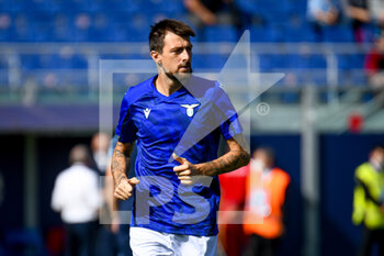 2021-10-03 - Francesco Acerbi (Lazio) portrait during warm up - BOLOGNA FC VS SS LAZIO - ITALIAN SERIE A - SOCCER