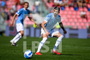 2021-10-03 - Elseid Hysaj (Lazio) portrait in action - BOLOGNA FC VS SS LAZIO - ITALIAN SERIE A - SOCCER