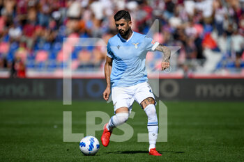 2021-10-03 - Lazio's Elseid Hysaj portrait in action - BOLOGNA FC VS SS LAZIO - ITALIAN SERIE A - SOCCER
