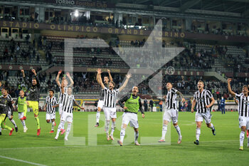 2021-10-02 - The players of Juventus FC celebrates the victory - TORINO FC VS JUVENTUS FC - ITALIAN SERIE A - SOCCER
