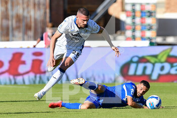 2021-10-17 - Federico Di Francesco (Empoli) e Merih Demiral (Atalanta) - EMPOLI FC VS ATALANTA BC - ITALIAN SERIE A - SOCCER