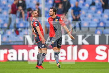 2021-10-17 - Davide Biraschi (Genoa)
 and Mattia Destro (Genoa)
, celebrates after scoring a goal - GENOA CFC VS US SASSUOLO - ITALIAN SERIE A - SOCCER
