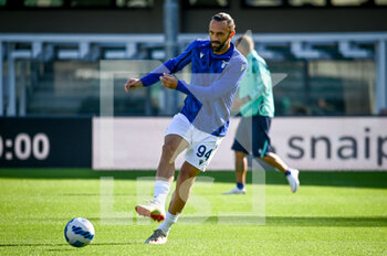 2021-10-24 - Vedat Muriqi (Lazio) portrait in action - HELLAS VERONA FC VS SS LAZIO - ITALIAN SERIE A - SOCCER