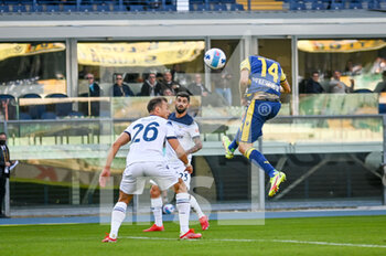 2021-10-24 - Ivan Ilic (Verona) tries to score a goal - HELLAS VERONA FC VS SS LAZIO - ITALIAN SERIE A - SOCCER