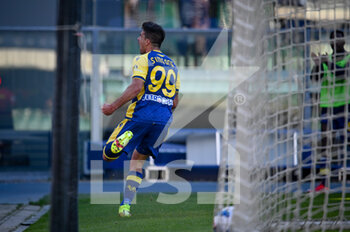 2021-10-24 - Giovanni Simeoni (Verona) celebrates after scoring a goal 1-0 - HELLAS VERONA FC VS SS LAZIO - ITALIAN SERIE A - SOCCER