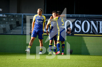 2021-10-24 - Giovanni Simeoni (Verona) celebrates after scoring a goal 3-1 - HELLAS VERONA FC VS SS LAZIO - ITALIAN SERIE A - SOCCER