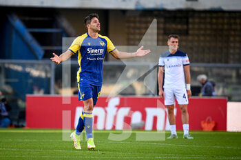 2021-10-24 - Giovanni Simeoni (Verona) celebrates after scoring a goal 3-1 - HELLAS VERONA FC VS SS LAZIO - ITALIAN SERIE A - SOCCER