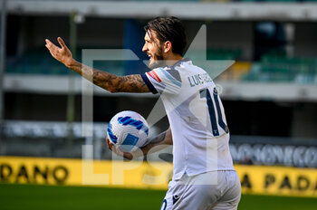2021-10-24 - Luis Alberto (Lazio) reacts portrait - HELLAS VERONA FC VS SS LAZIO - ITALIAN SERIE A - SOCCER