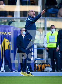 2021-10-24 - Igor Tudor (Head Coach Verona) gestures - HELLAS VERONA FC VS SS LAZIO - ITALIAN SERIE A - SOCCER