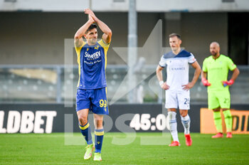 2021-10-24 - Giovanni Simeoni (Verona) celebrates after scoring a goal 4-1 - HELLAS VERONA FC VS SS LAZIO - ITALIAN SERIE A - SOCCER