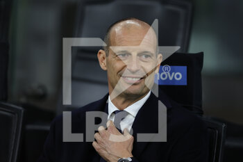2021-10-24 - Massimiliano Allegri Head Coach of Juventus FC in the bench during the Serie A 2021/22 football match between FC Internazionale and Juventus FC at Giuseppe Meazza Stadium, Milan, Italy on October 24, 2021 - INTER - FC INTERNAZIONALE VS JUVENTUS FC - ITALIAN SERIE A - SOCCER