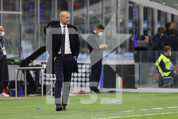 2021-10-24 - Massimiliano Allegri Head Coach of Juventus FC during the Serie A 2021/22 football match between FC Internazionale and Juventus FC at Giuseppe Meazza Stadium, Milan, Italy on October 24, 2021 - INTER - FC INTERNAZIONALE VS JUVENTUS FC - ITALIAN SERIE A - SOCCER