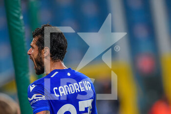 2021-10-22 - ANTONIO CANDREVA (Sampdoria), celebrates after scoring a goal - UC SAMPDORIA VS SPEZIA CALCIO - ITALIAN SERIE A - SOCCER