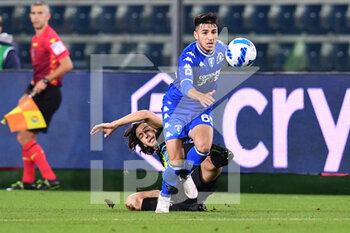 2021-10-27 - Fabiano Parisi (Empoli) and Matteo Darmian (Inter) - EMPOLI FC VS INTER - FC INTERNAZIONALE - ITALIAN SERIE A - SOCCER