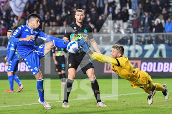 2021-10-27 - Guglielmo Vicario (Empoli) and Fabiano Parisi (Empoli) - EMPOLI FC VS INTER - FC INTERNAZIONALE - ITALIAN SERIE A - SOCCER