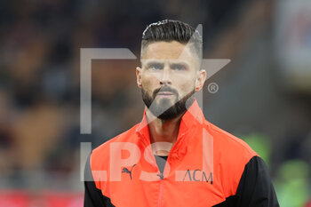 2021-10-26 - Olivier Giroud of AC Milan during the Serie A 2021/22 football match between AC Milan and Torino FC at Giuseppe Meazza Stadium, Milan, Italy on October 26, 2021 - AC MILAN VS TORINO FC - ITALIAN SERIE A - SOCCER