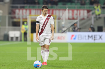 2021-10-26 - Josip Brekato of Torino FC in action during the Serie A 2021/22 football match between AC Milan and Torino FC at Giuseppe Meazza Stadium, Milan, Italy on October 26, 2021 - AC MILAN VS TORINO FC - ITALIAN SERIE A - SOCCER