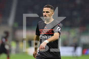 2021-10-26 - Ismael Bennacer of AC Milan looks on during the Serie A 2021/22 football match between AC Milan and Torino FC at Giuseppe Meazza Stadium, Milan, Italy on October 26, 2021 - AC MILAN VS TORINO FC - ITALIAN SERIE A - SOCCER
