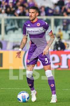 2021-10-31 - Cristiano Biraghi (Fiorentina) - ACF FIORENTINA VS SPEZIA CALCIO - ITALIAN SERIE A - SOCCER