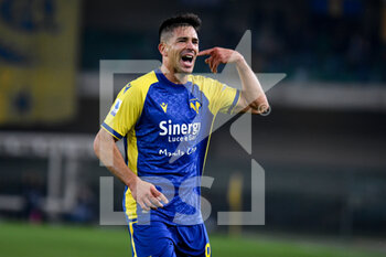 2021-10-30 - Giovanni Simeoni (Verona) esulta dopo aver segnato il gol - HELLAS VERONA FC VS JUVENTUS FC - ITALIAN SERIE A - SOCCER