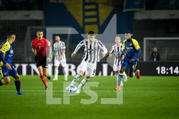 2021-10-30 - Alvaro Morata (Juventus) avanza - HELLAS VERONA FC VS JUVENTUS FC - ITALIAN SERIE A - SOCCER