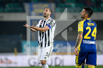 2021-10-30 - Delusione di Giorgio Chiellini (Juventus) - HELLAS VERONA FC VS JUVENTUS FC - ITALIAN SERIE A - SOCCER