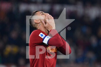 2021-10-31 - Lorenzo Pellegrini (AS Roma)  during the  Italian Football Championship League A 2021/2022 match between AS Roma vs AC Milan at the Olimpic Stadium in Rome  on 31 October  2021. - AS ROMA VS AC MILAN - ITALIAN SERIE A - SOCCER