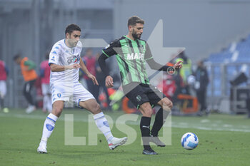 2021-10-31 - Domenico Berardi (Sassuolo) stops the ball - US SASSUOLO VS EMPOLI FC - ITALIAN SERIE A - SOCCER