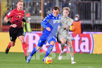 2021-11-05 - Liam Henderson (Empoli) e Nicolò Rovella (Genoa) - EMPOLI FC VS GENOA CFC - ITALIAN SERIE A - SOCCER
