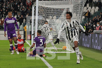 2021-11-06 - Juan Guillermo Cuadrado Bello (Juventus FC) celebrates the goal - JUVENTUS FC VS ACF FIORENTINA - ITALIAN SERIE A - SOCCER