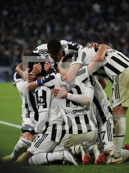 2021-11-06 - Juventus FC celebrates the goal - JUVENTUS FC VS ACF FIORENTINA - ITALIAN SERIE A - SOCCER