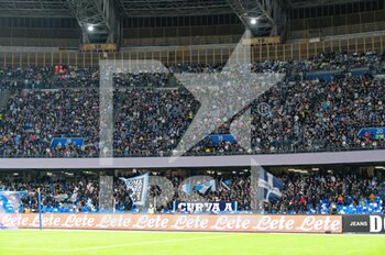 2021-11-07 - The Fans of the SSC Napoli 1926 during the Italian soccer Serie A 2021/2022 match SSC Napoli vs Hellas Verona on November 7, 2021 at the Stadium Diego Armando Maradona in Naples, Italy - SSC NAPOLI VS HELLAS VERONA FC - ITALIAN SERIE A - SOCCER