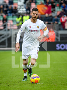 2021-11-07 - Roma's Lorenzo Pellegrini portrait in action - VENEZIA FC VS AS ROMA - ITALIAN SERIE A - SOCCER