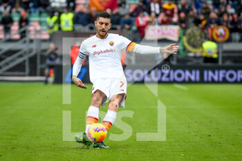 2021-11-07 - Roma's Lorenzo Pellegrini portrait - VENEZIA FC VS AS ROMA - ITALIAN SERIE A - SOCCER