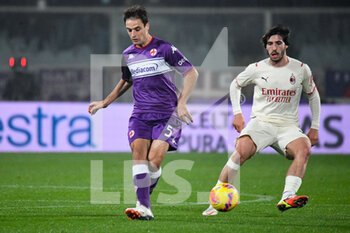 2021-11-20 - Giacomo Bonaventura (Fiorentina) e Sandro Tonali (Milan) - ACF FIORENTINA VS AC MILAN - ITALIAN SERIE A - SOCCER