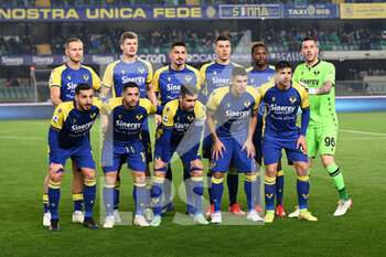 2021-11-22 - Hellas Verona line up - HELLAS VERONA FC VS EMPOLI FC - ITALIAN SERIE A - SOCCER